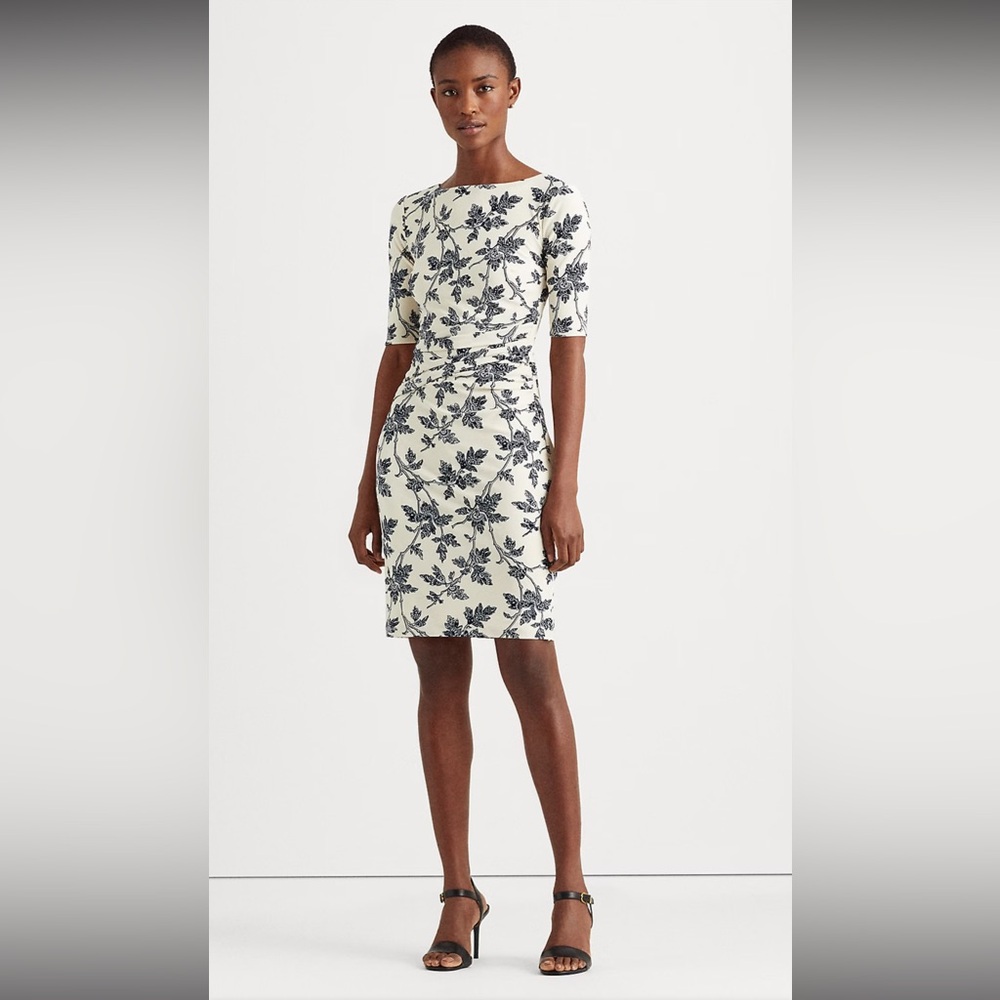 Ralph Lauren Floral Matte Jersey Dress